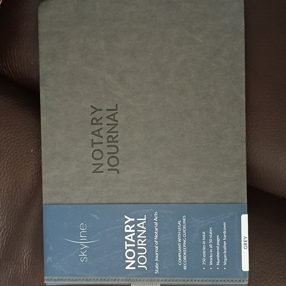 Notary journal